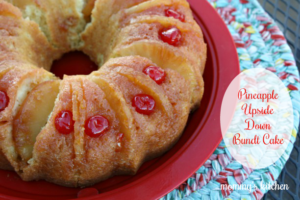 Pineapple Upside Down Bundt Cake by Mommy’s Kitchen - WEEKEND POTLUCK 494