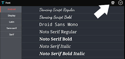 Font Kinemaster