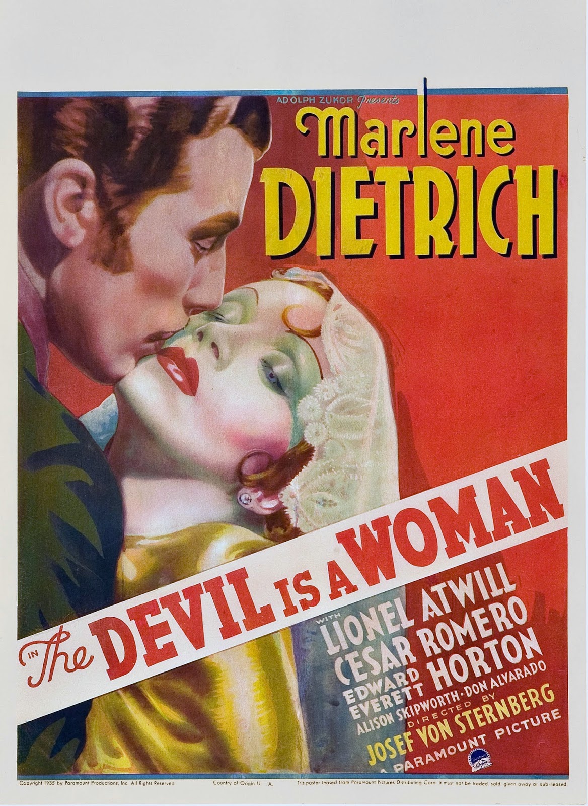 MI ENCICLOPEDIA DE CINE: 1935 - El Diablo es una mujer - The Devil is a