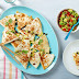 Tex-Mex Black Bean Tomato and Corn Quesadilla