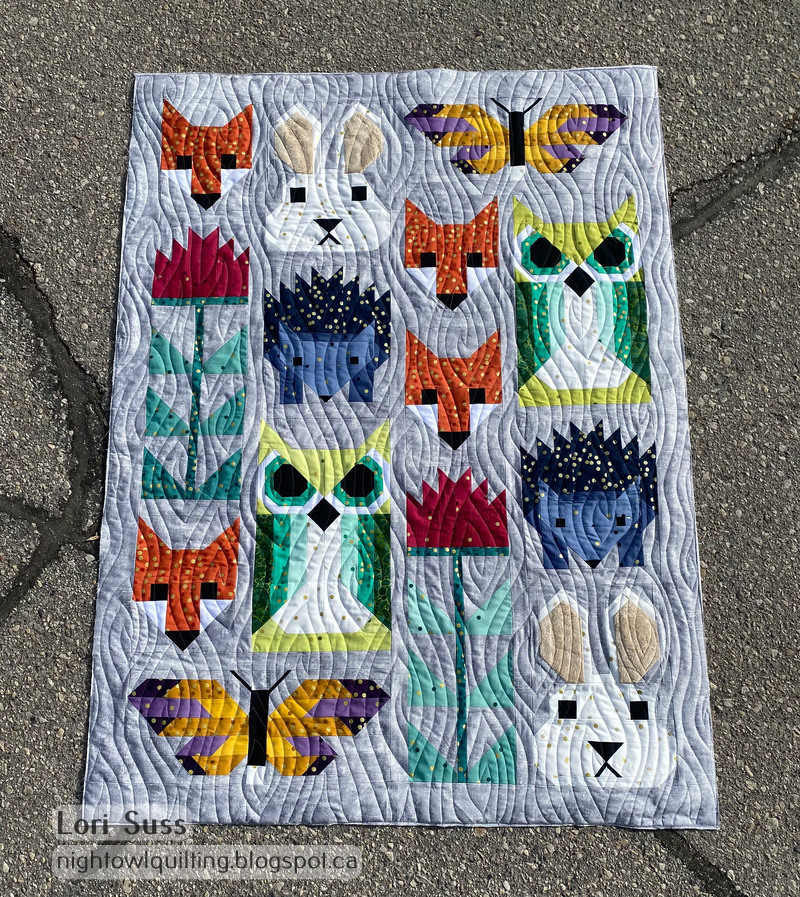 Night Owl Quilting & Dye Works: Fancy Forest Baby (aka Quilt Miracle of  2019)