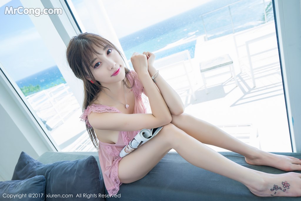 XIUREN No.873: Model Yang Chen Chen (杨晨晨 sugar) (46 photos)