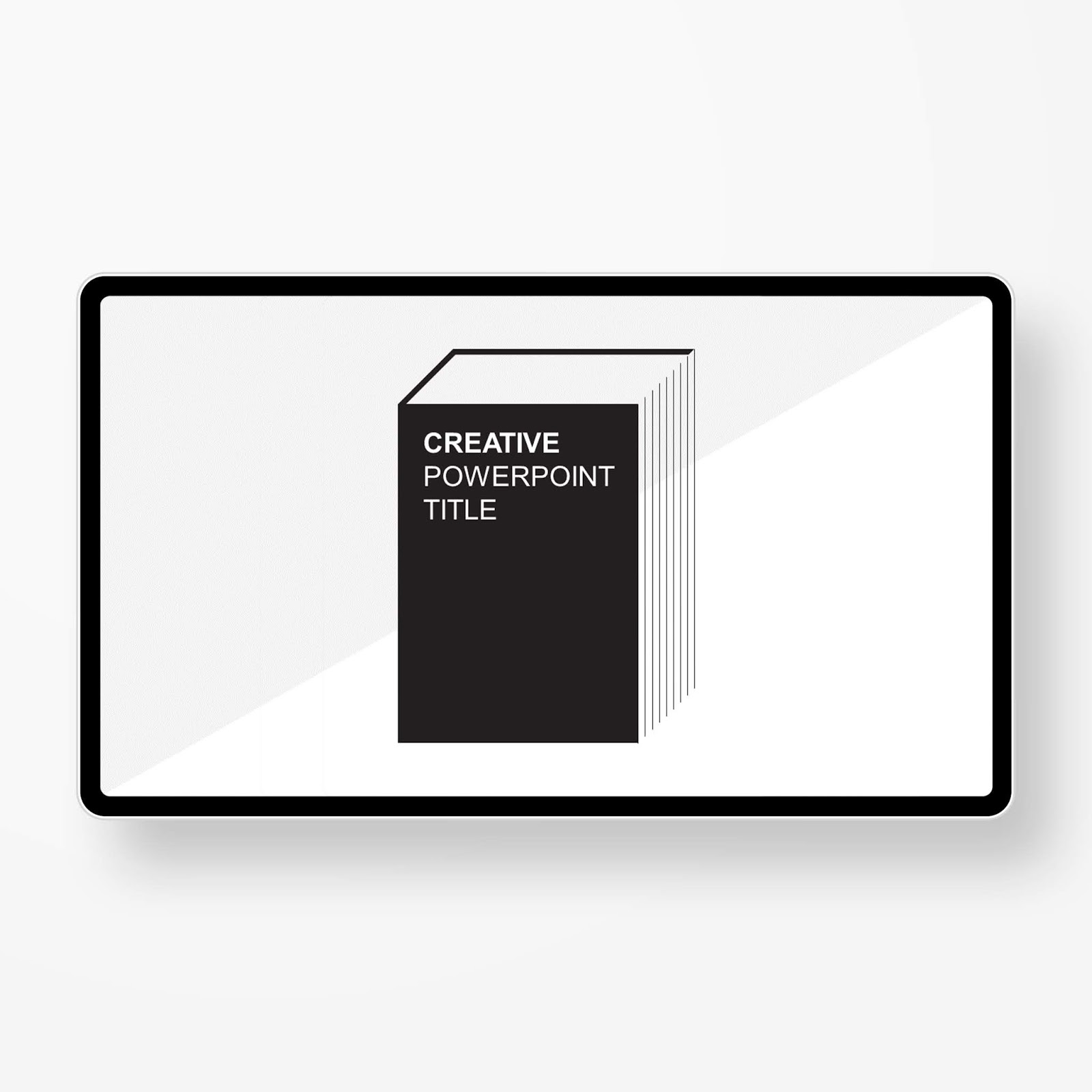 Minimal Book Cover PowerPoint Templates PowerPoint Free