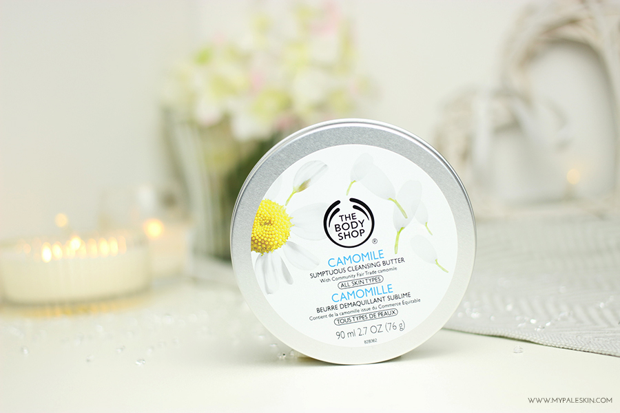 The Body Shop, Camomile Sumptuous Cleansing Butter, my pale skin, em ford, review, combination skin, cleansing butter, camomile