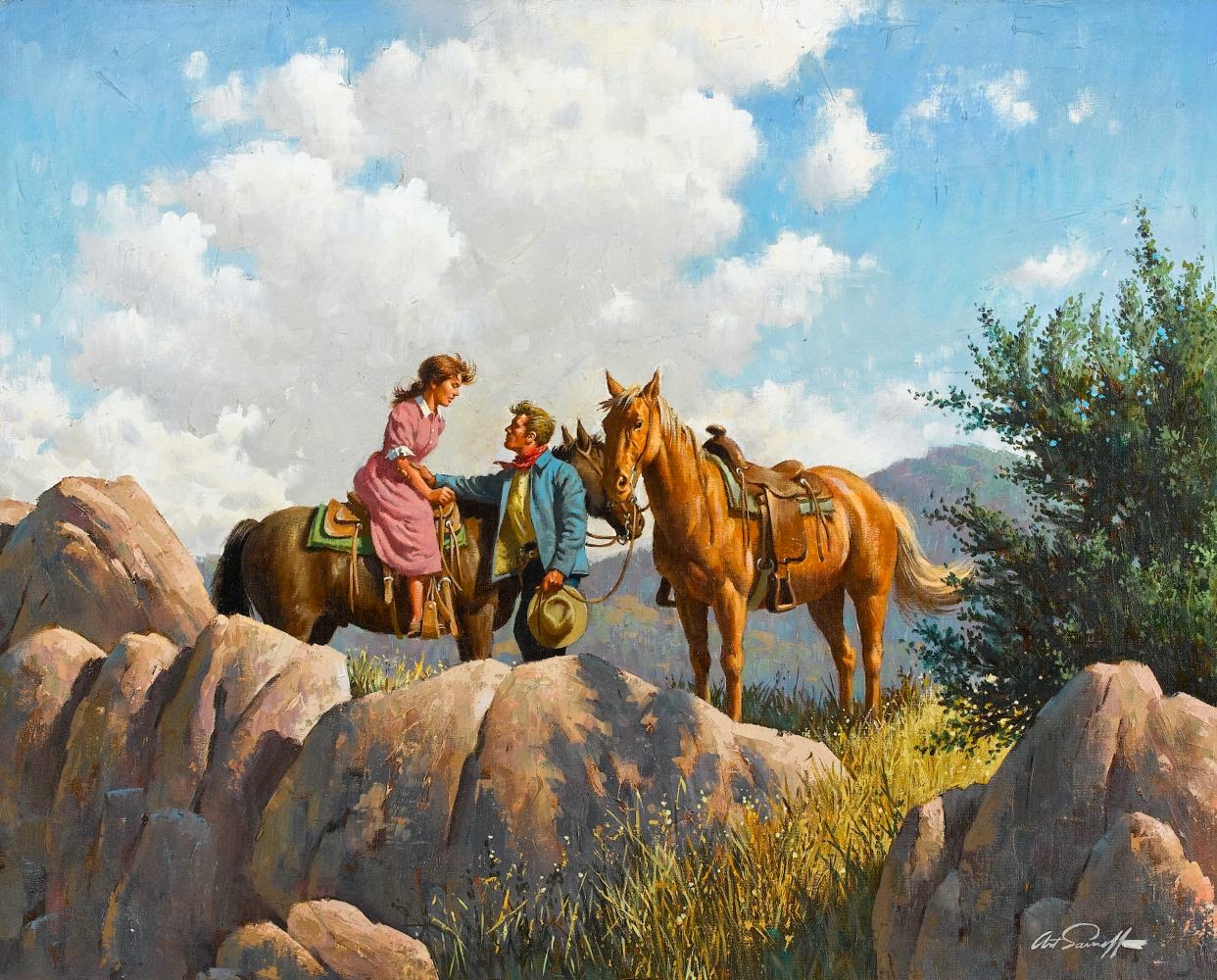 Arthur Sarnoff (1912-2000) | Vintage Pinup painter | Tutt'Art