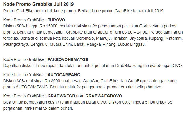 Promo Grabbike