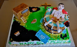 farmer chicken cakes fondant cake setia came along barry kayak