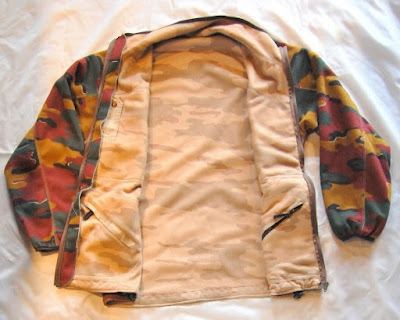 Webbingbabel: ABL Belgian Army Jigsaw Desert Reversible Fleece Jacket