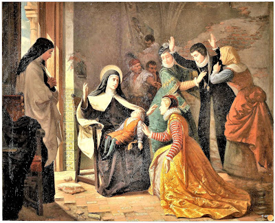 Resultado de imagem para miracles of saint teresa of avila CANONIZATION NEPHEW