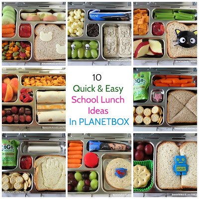 Bento School Lunches : 10 Quick and Easy School Lunch Ideas In Planetbox