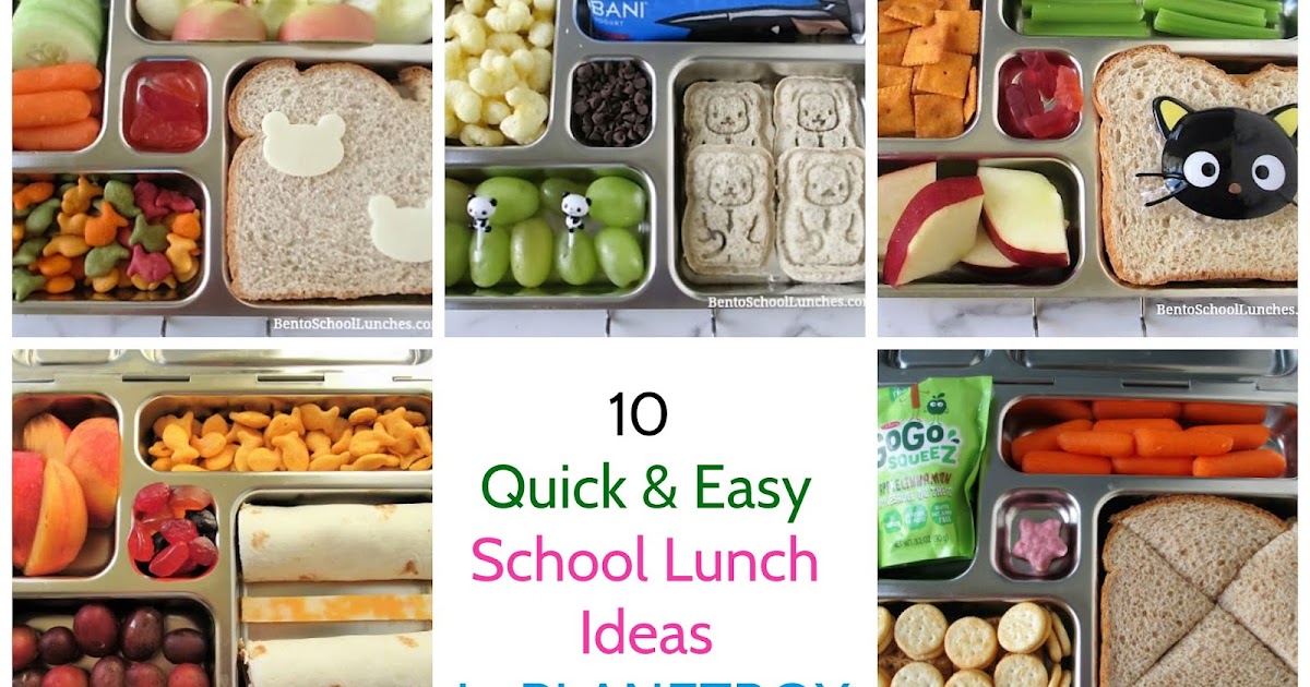 Bento School Lunches : 10 Quick and Easy School Lunch Ideas In Planetbox