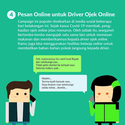 4. Pesan Online untuk Driver Ojek Online 