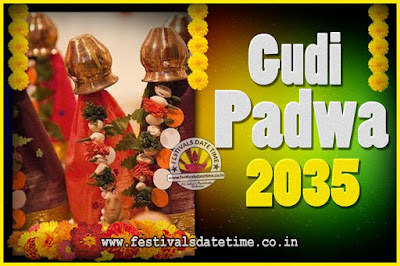 2035 Gudi Padwa Pooja Date & Time, 2035 Gudi Padwa Calendar