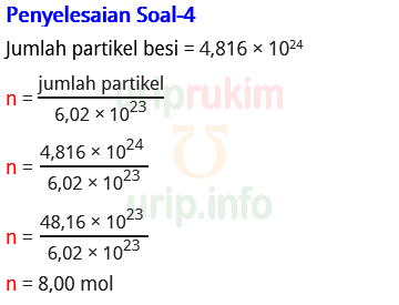 Soal Konsep Mol Hubungan Jumlah Zat Mol Dengan Jumlah Partikel Urip Dot Info