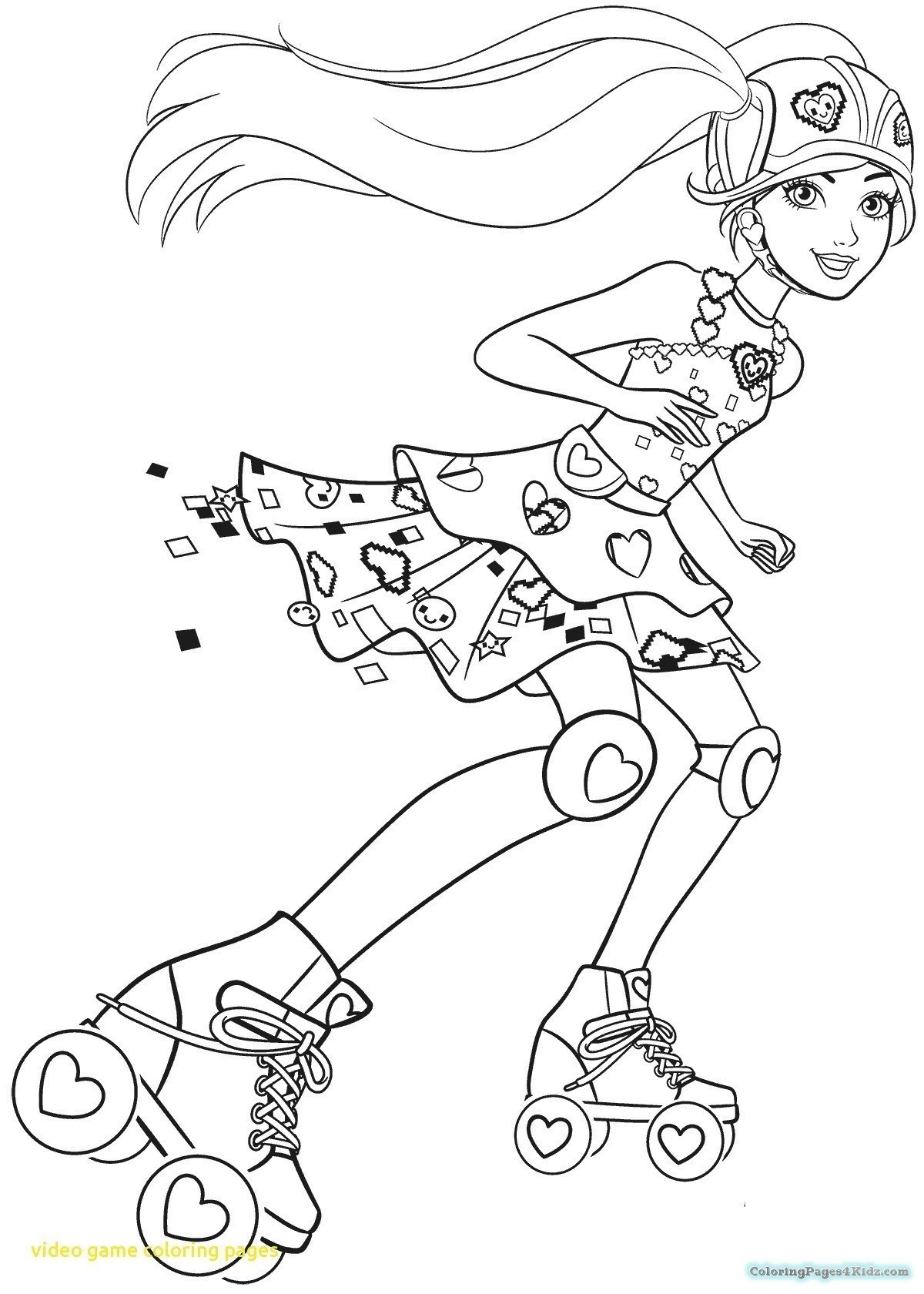 Barbie Coloring Pages Games Coloring Pages