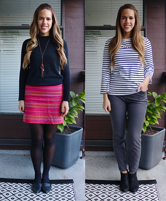 Jules in Flats - December Workwear Outfits on a Budget