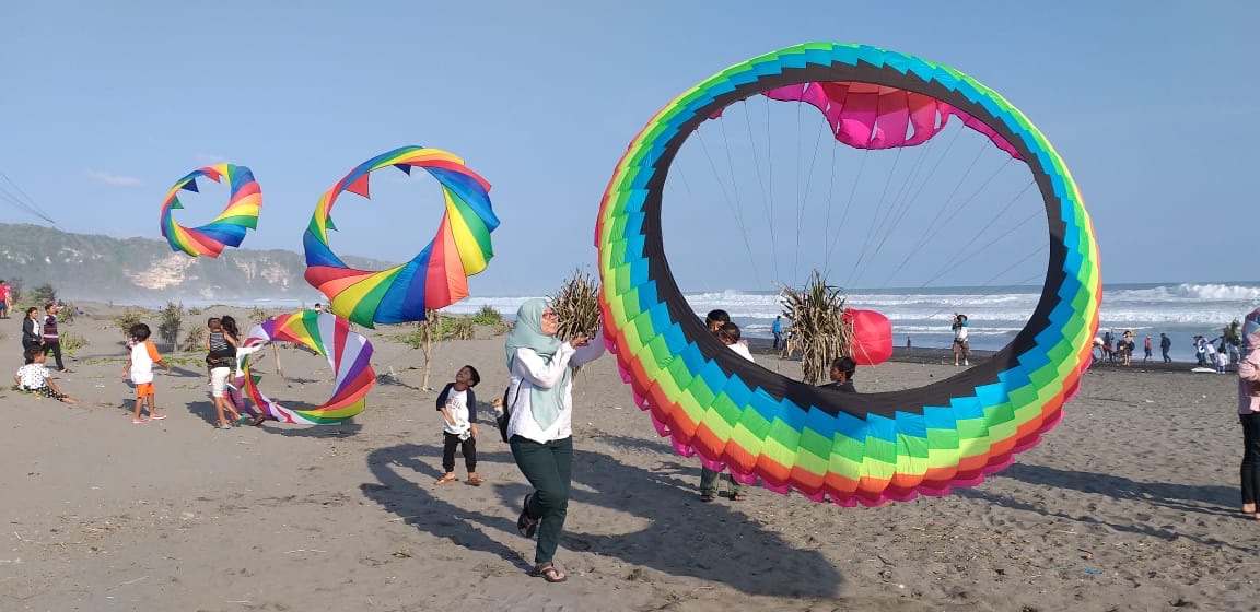 Festival LayangLayang Yogyakarta Tahun 2018 Hujan di Festival LayangLayang Yogyakarta Tahun 2018 Hujan di