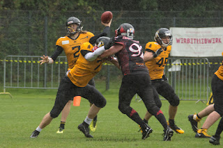 Sportfotografie American Football Münster Blackhawks