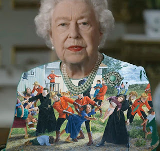 La reina de Inglaterra se pone un traje verde croma e Internet hace su magia. 5 2024