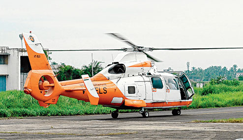 helicopter travel west bengal