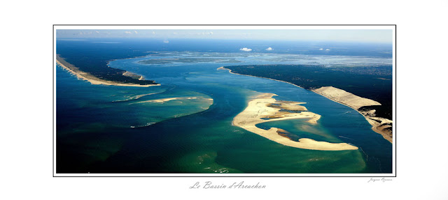 Les passes du Bassin d Arcachon a maree basse