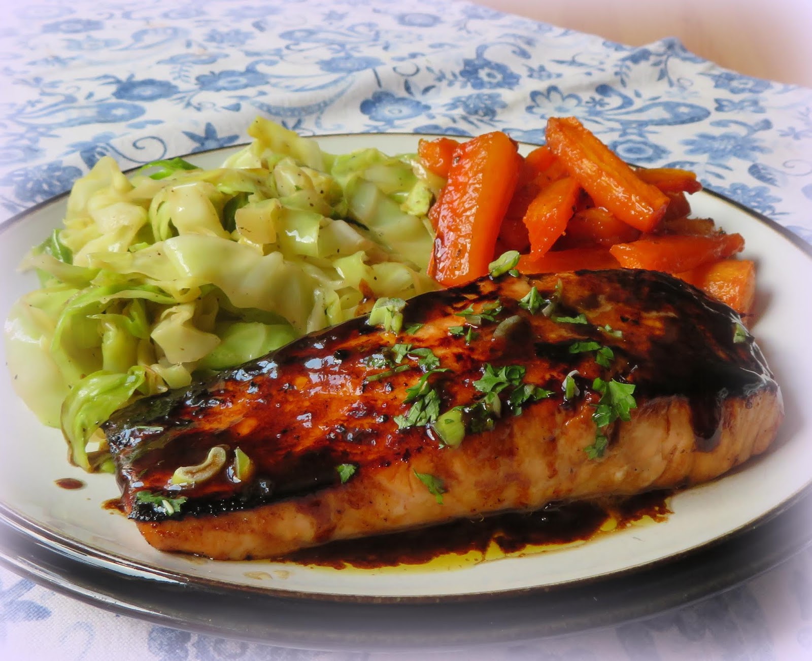 PanSeared Salmon with a Sweet & Spicy Asian Glaze The English Kitchen