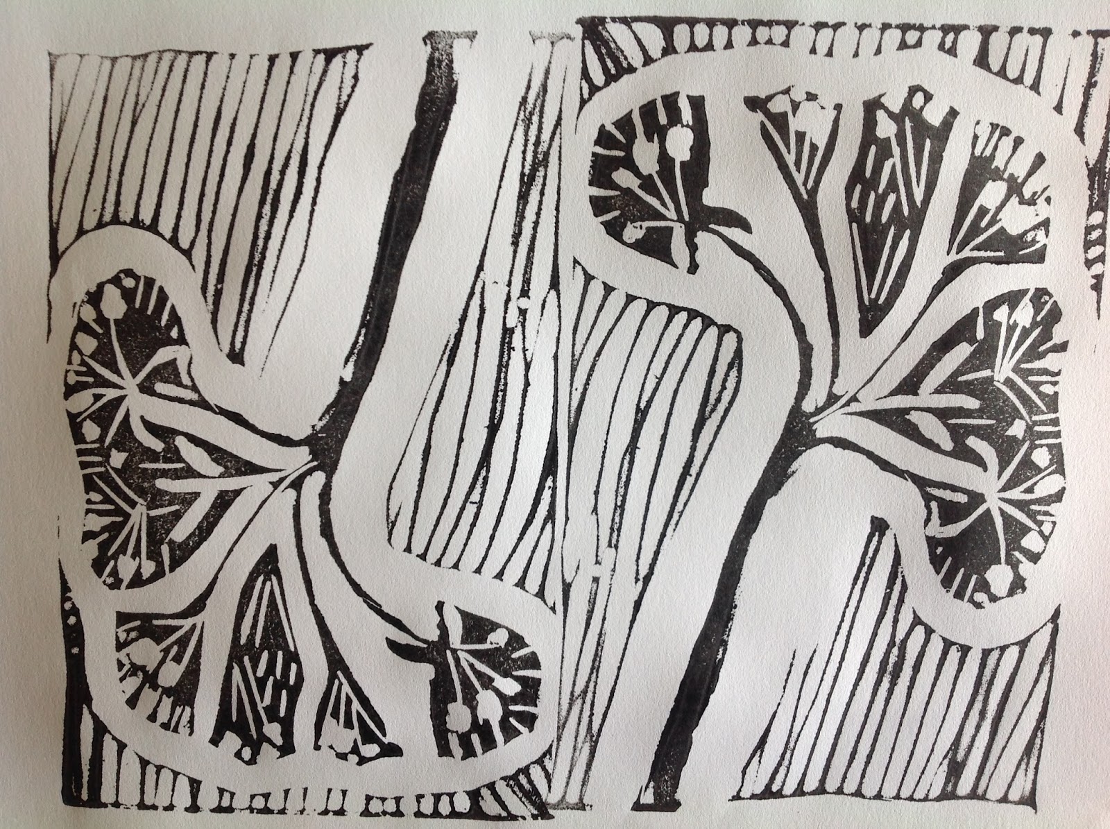 STITCHWORKS: Block Print Distort Part One