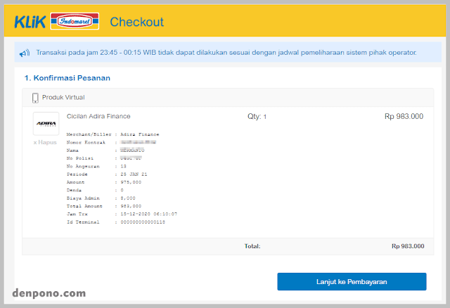 Cek Angsuran Tagihan Adira Finance