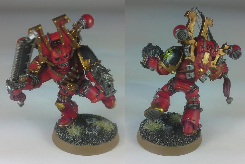 Art And Musings Of A Miniature Hobbyist How To Paint Khorne