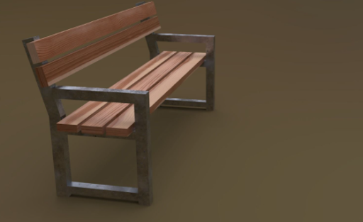 Bench 27 Free low-poly 3D model, Art Cam, Stl File