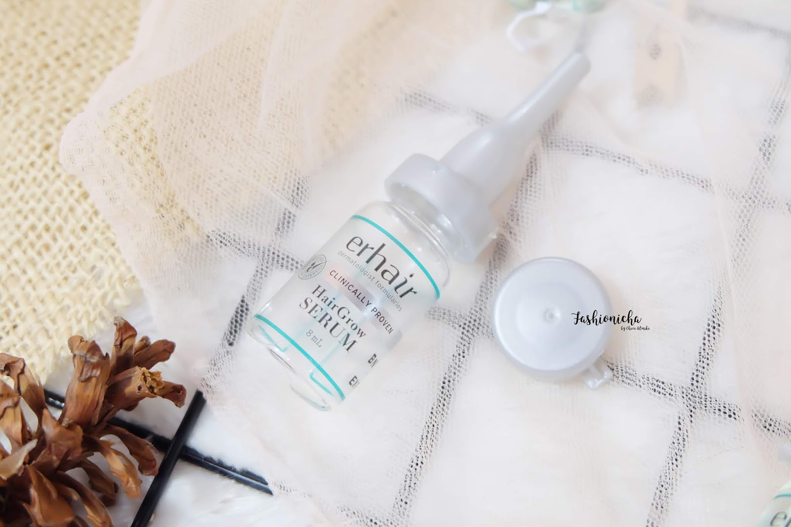 Review Erhair Grow Shampoo dan Hair Grow Serum by ERHA Dermatology F