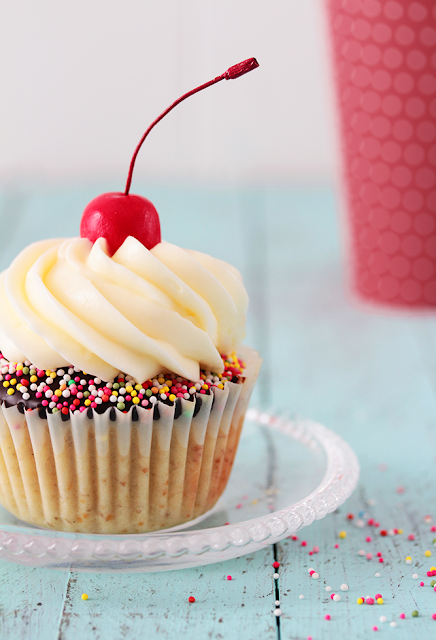 Cupcakes banana split