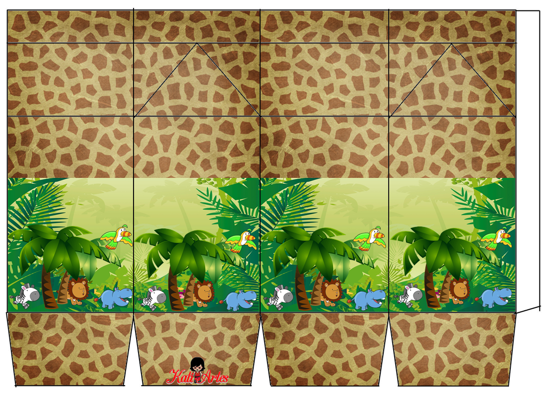 The Jungle: Free Printable Milk Boxes. - Oh My Fiesta! in english