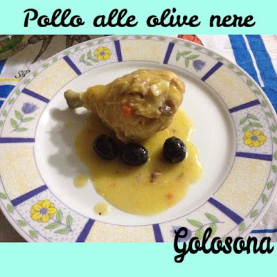 pollo alle olive nere in padella