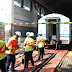 Memperingati HUT ke-74 PT Kereta Api Indonesia Mengadakan Lomba Tarik Gerbong Antar Karyawan Seberat 36,5 Ton