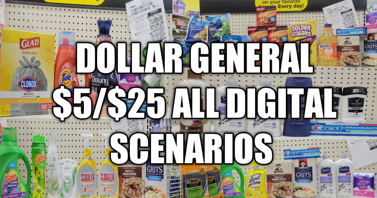 DOLLAR GENERAL 5/25 ALL DIGITAL DEALS