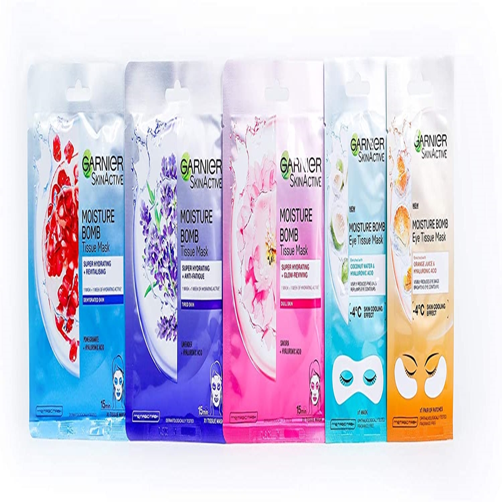 garnier tissue mask discovery collection skincare