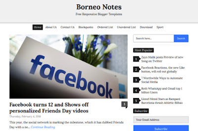 Borne Note - Simple & Clean