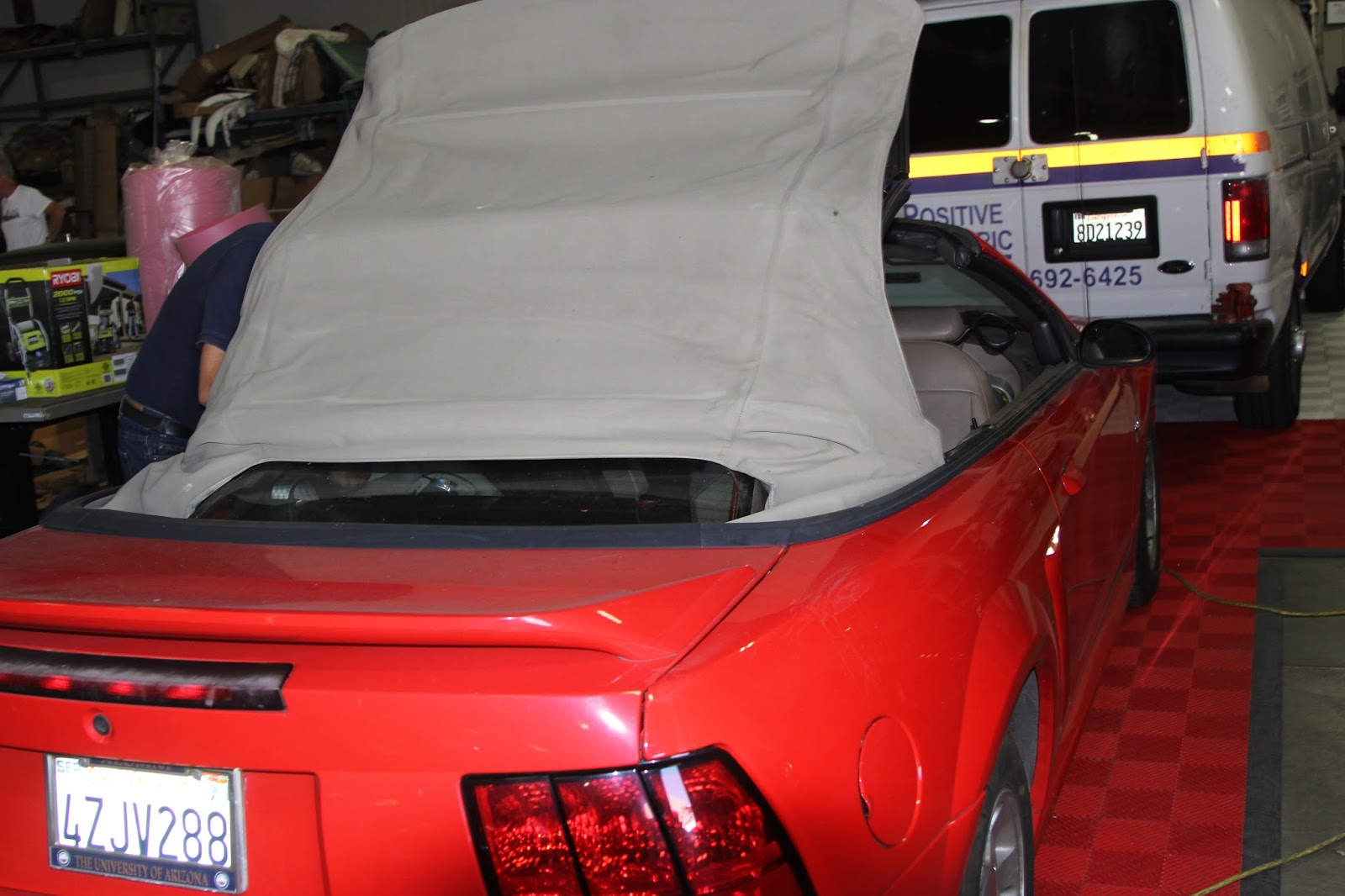 Cooks Upholstery and Classic Restoration Mustang Convertible Top