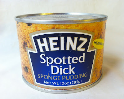 A Heinz brand can of Spotted Dick