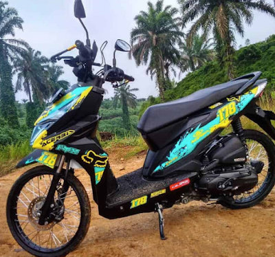 Modifikasi Velg Jari-jari Honda Beat Street