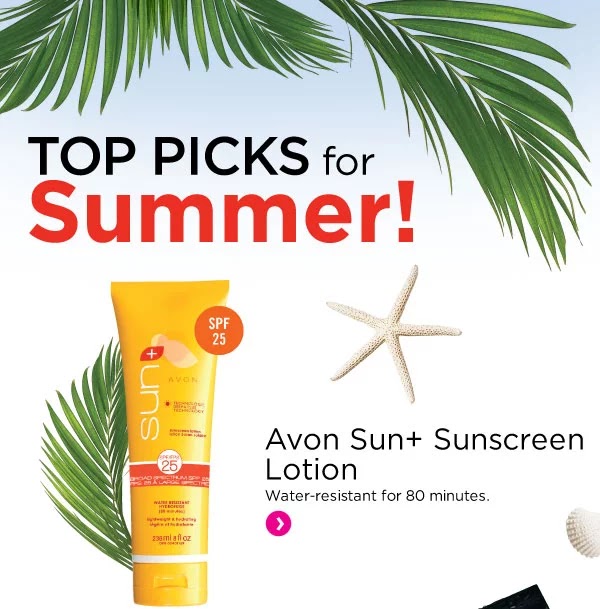 Avon Sunscreen SPF 25 Helps protect against the sun's harmful rays with SPF 25 broad-spectrum protection so you can stay fun in the sun. Help prevent sunburn.