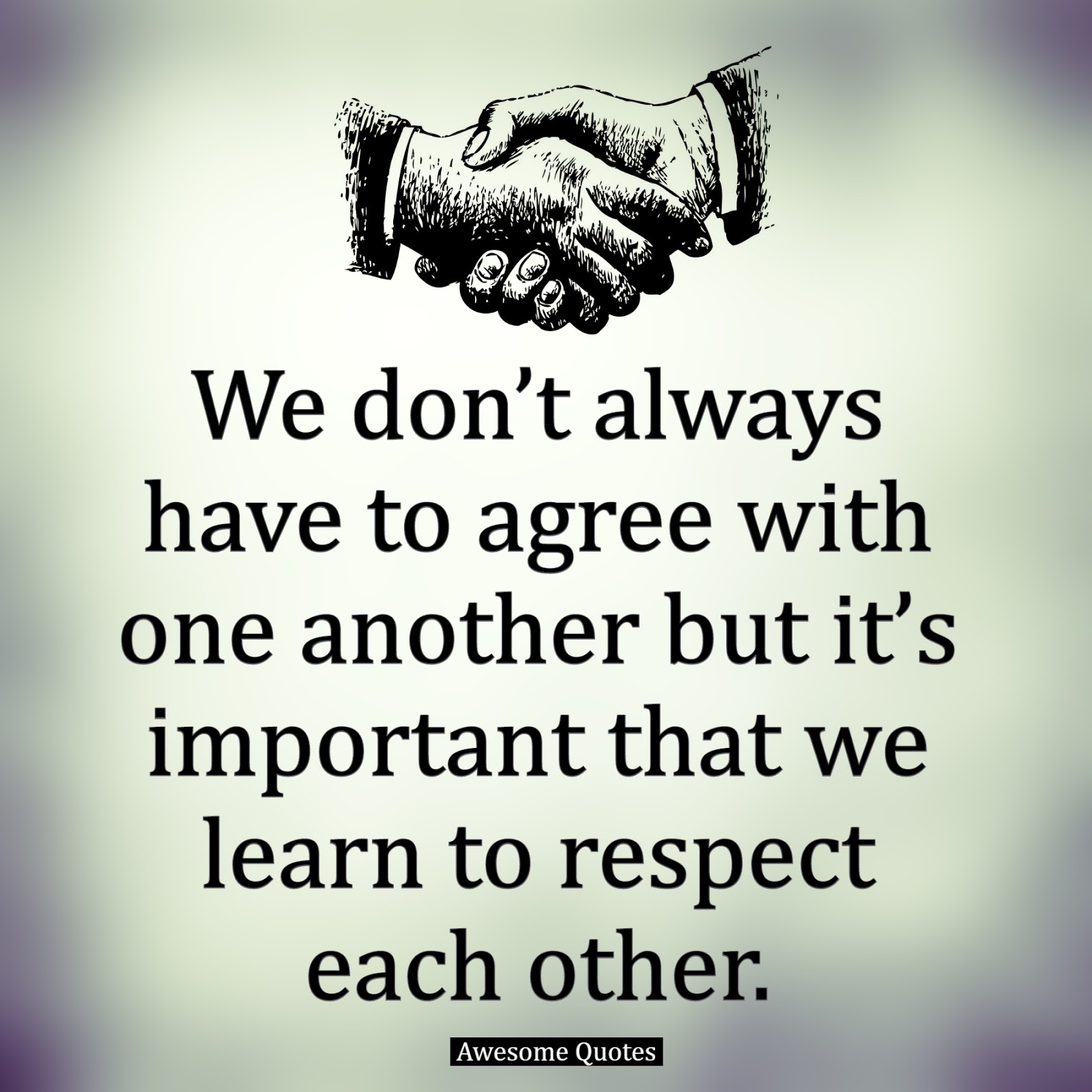 speech about respect each other