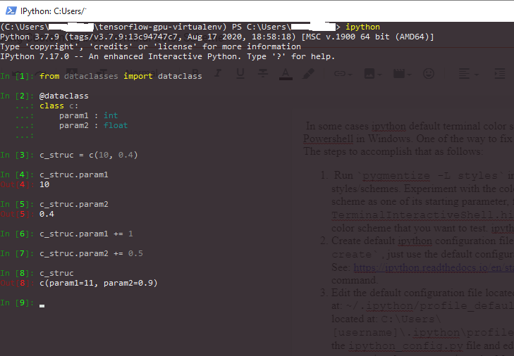 An Endless Xploration..: Configuring Custom ipython Terminal Color Scheme