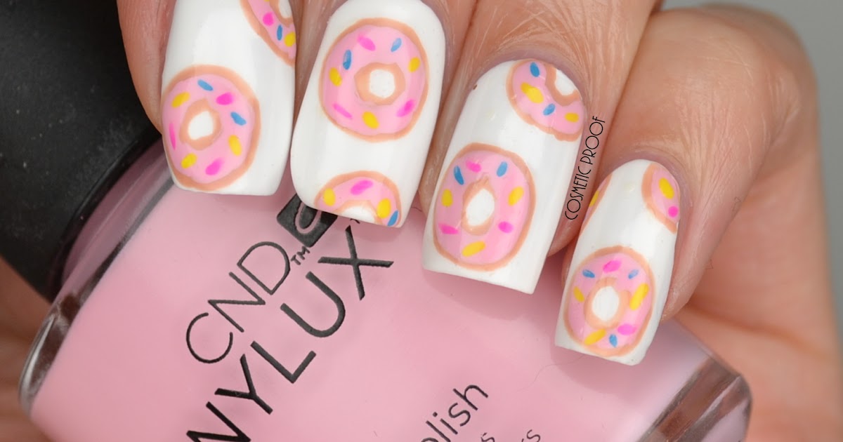 4. Donut Nail Art - wide 3