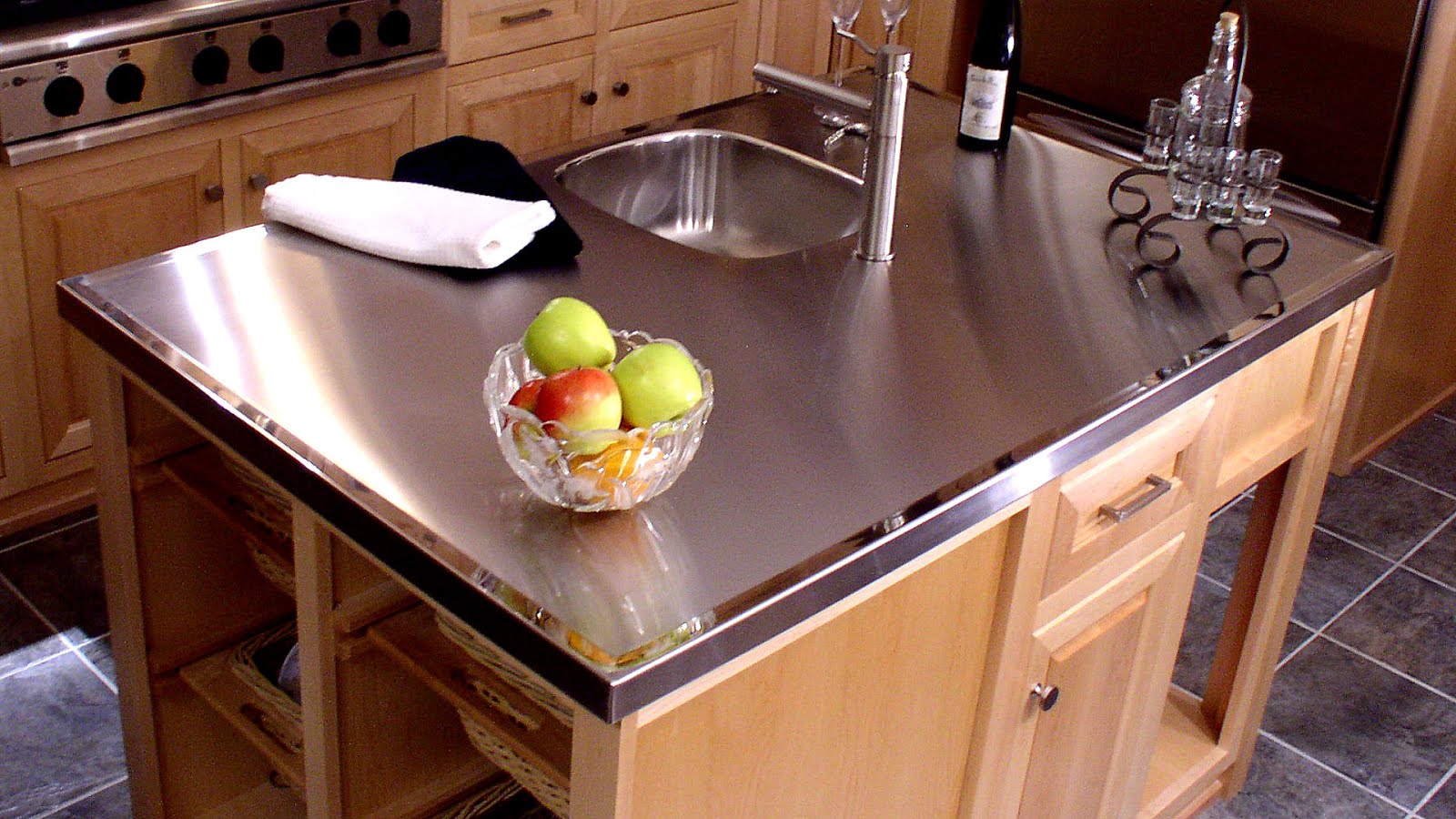 Stainless Steel Kitchen Countertops Pros And Cons Steel Choices