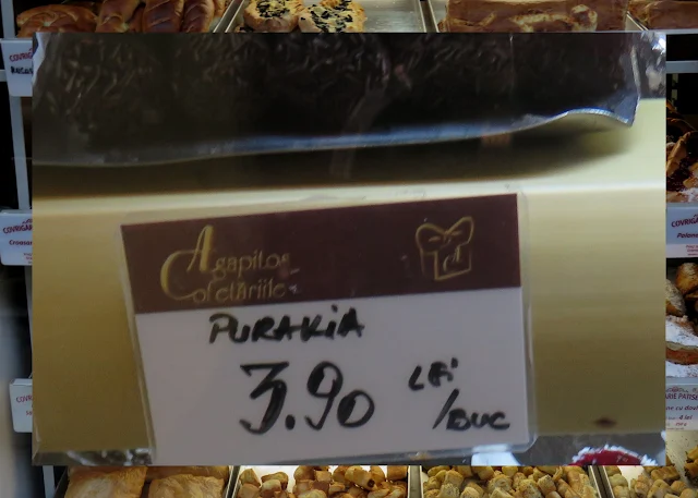 Purakia - Romanian chocolate filled tubes in Bucharest