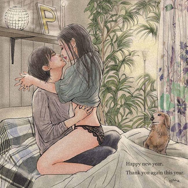 Intriguingly Beautiful Illustrations Show What It's Like To Be Crazy In Love
