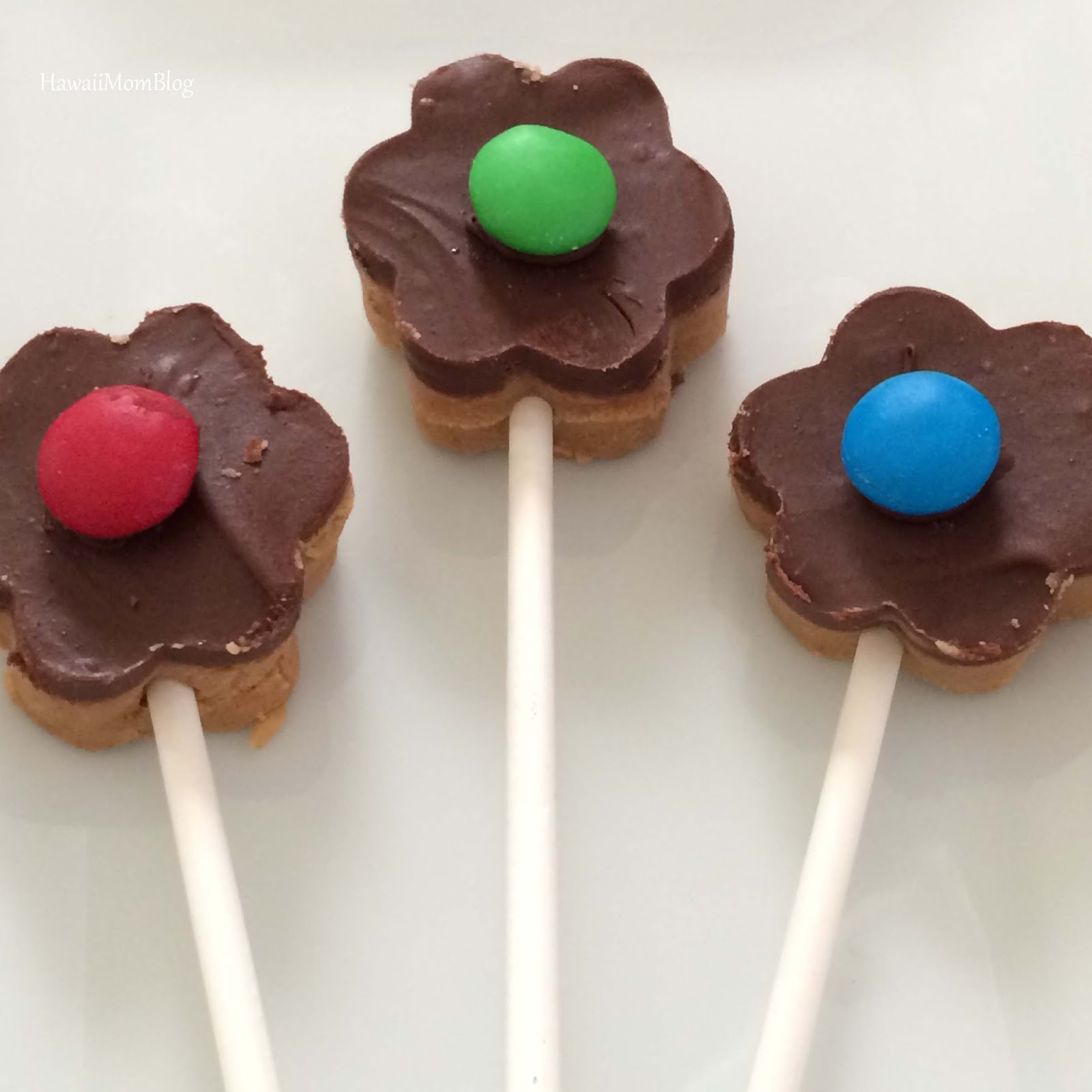 Hawaii Mom Blog Peanut Butter Flower Pops