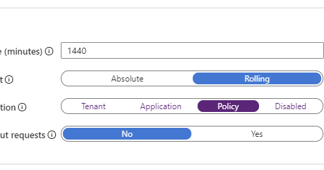 Azure b2c single sign-on configuration